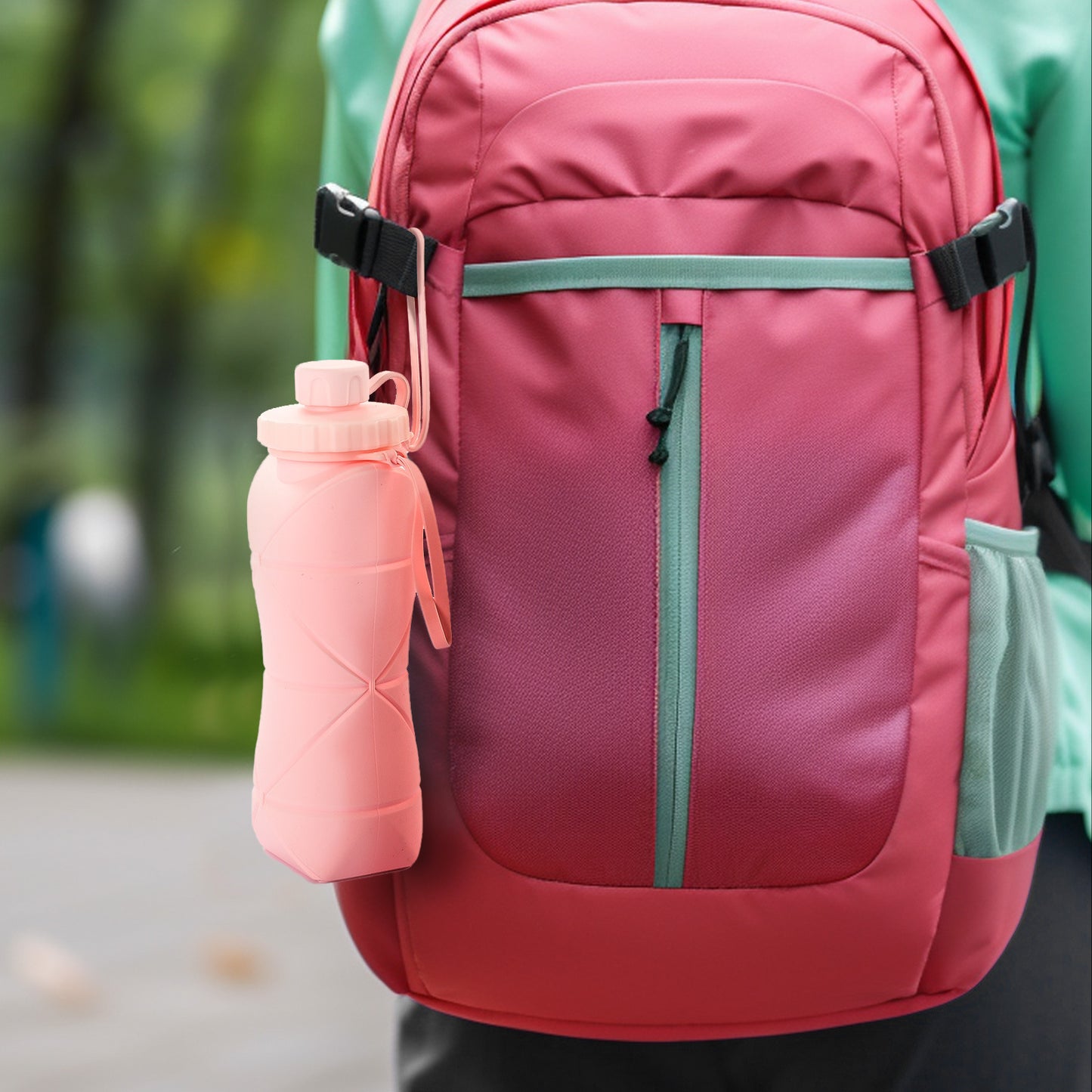 Travel Portable Folding Silicone Water Bottle