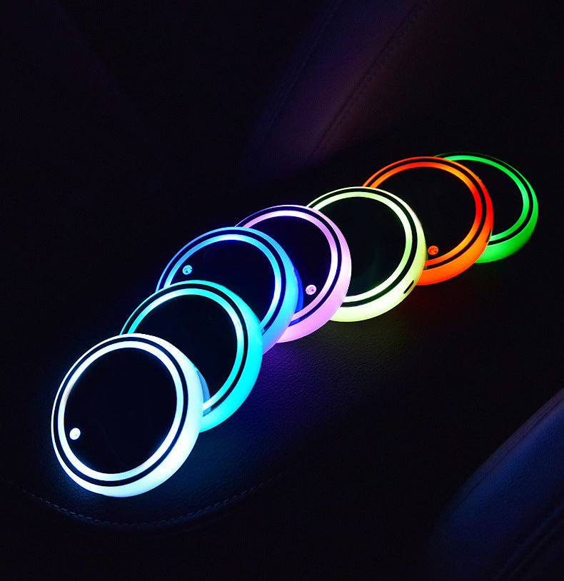 Colorful Cup Holder LED Light-up Coaster